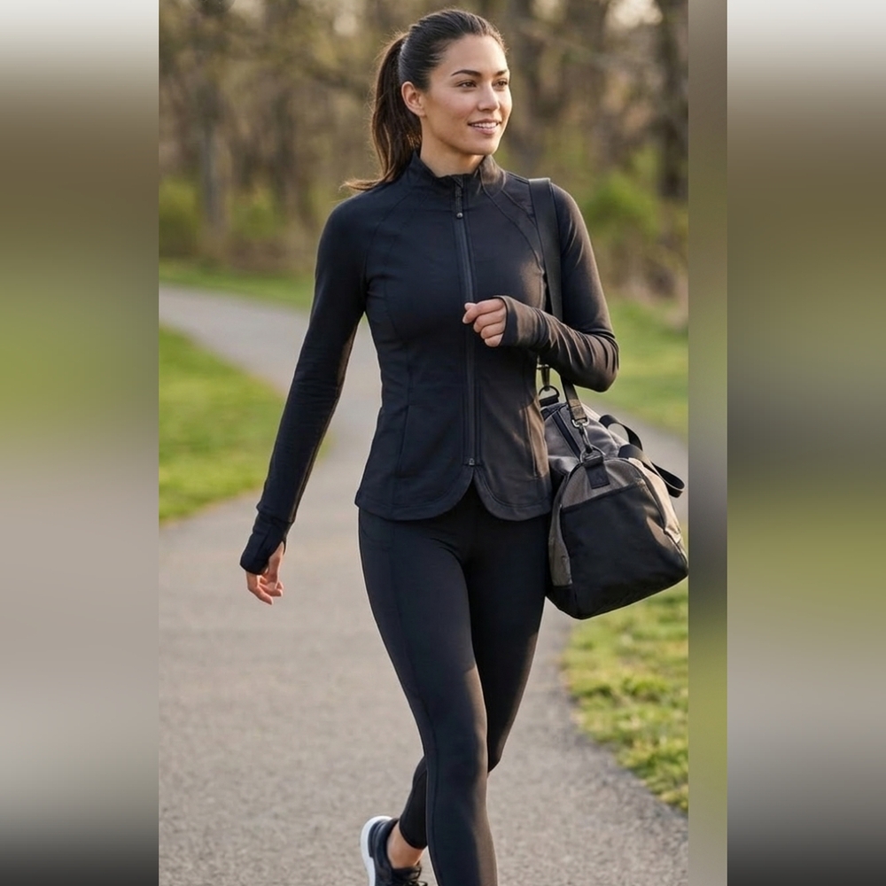 Rare Lululemon Define Baja Yoga Jacket Longsleeved Sweater Womens Size 8 Medium